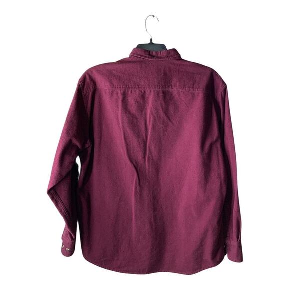 Cabelas Shirt Mens L Deerskin Soft Chamois Flap Pockets Button Down Shirt Casual - Picture 2 of 6